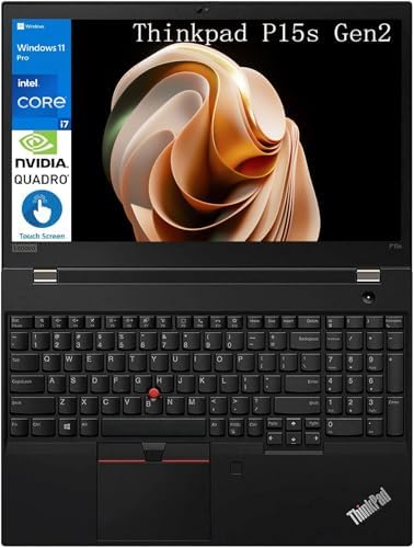 Lenovo ThinkPad P15s Gen 2 Mobile Workstation Laptop  Touchscreen Notebook  NVIDIA Quadro T500 4GB  Core i7 1165G7  15 6 FHD  1920x1080   16GB RAM  512GB SSD  Windows 11 Pro  Renewed