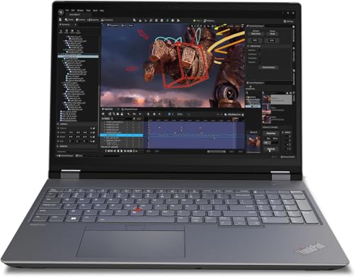 Lenovo ThinkPad P16 Gen 2 Intel Core i7-14700HX, 20C, WQUXGA de 16" (3840 x 2400), 800nits, 60Hz, 32GB RAM DDR5, 1 TB SSD, NVIDIA RTX 1000 Ada, KYB retroiluminado, lector de huellas dactilares