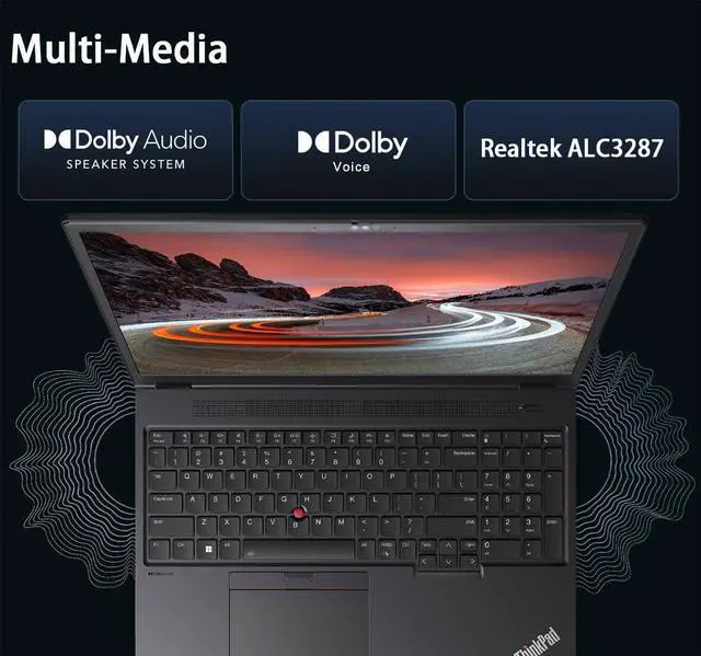 Lenovo ThinkPad P16v Gen 2 Mobile Workstation Laptop 16" 4K UHD 16 10  100  DCI P3  NVIDIA RTX 1000 Ada 6GB  Intel Ultra 7 155H  64GB DDR5 RAM  2TB SSD   2 x Thunderbolt 4  5MP IR Webcam  Win 11 Pro