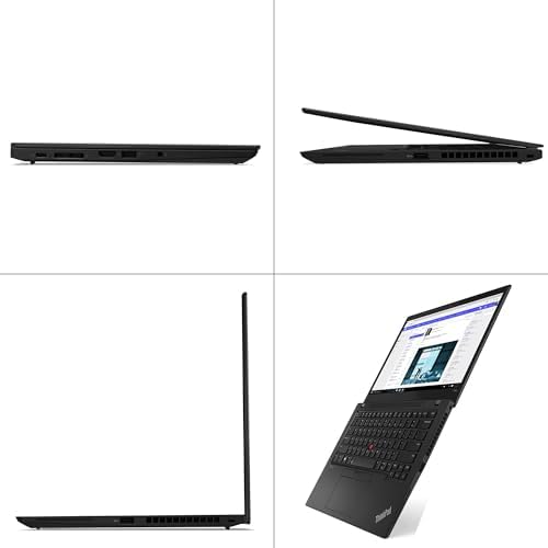 Lenovo ThinkPad T14S Gen 2, Intel Core i7-1185G7, pantalla Full HD de 14 pulgadas, 16 GB de RAM, SSD de 256 GB, Thunderbolt 4, teclado retroiluminado, Windows 11 Pro (renovado), negro Villi