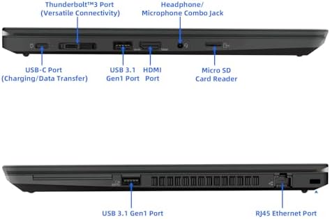 Lenovo ThinkPad T14 Business Laptop 14 inch FHD Display  Intel Core i7 10610U  16 GB RAM  512 GB SSD  HDMI  Thunderbolt 3  Backlit KBL  Windows 11 Pro  Renewed