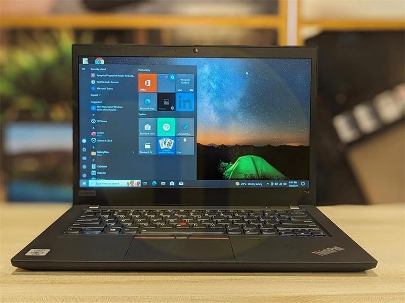 Lenovo ThinkPad T14 Laptop  Windows 11 Pro Business Netbook  Intel Core i7 10610U  16 GB RAM  256 GB SSD  HDMI  14in FHD 1080p Dispaly  Backlit KBL  Renewed