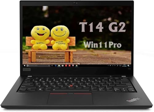 Lenovo ThinkPad T14 G2 Bussiness Laptop  14 FHD 1920 x 1080 Display  11th Generation Intel Core i7 1185G7 3 0 4 8GHz  4Core   16GB DDR4 RAM  512GB SSD  Windows 11 Pro  Renewed
