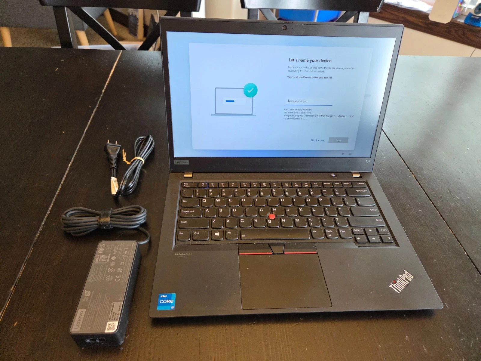 Lenovo ThinkPad T14  20W1S21S00  256GB SSD IntelCore i5 1135G7 16GB RAM Win11Pro