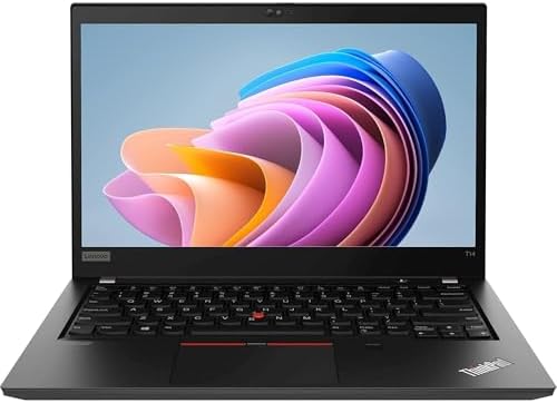 Lenovo ThinkPad T14 Gen 1 14" Touch 16GB 256GB SSD Core i7-10610U 1.80GHz WIN11P, Negro (Renovado)