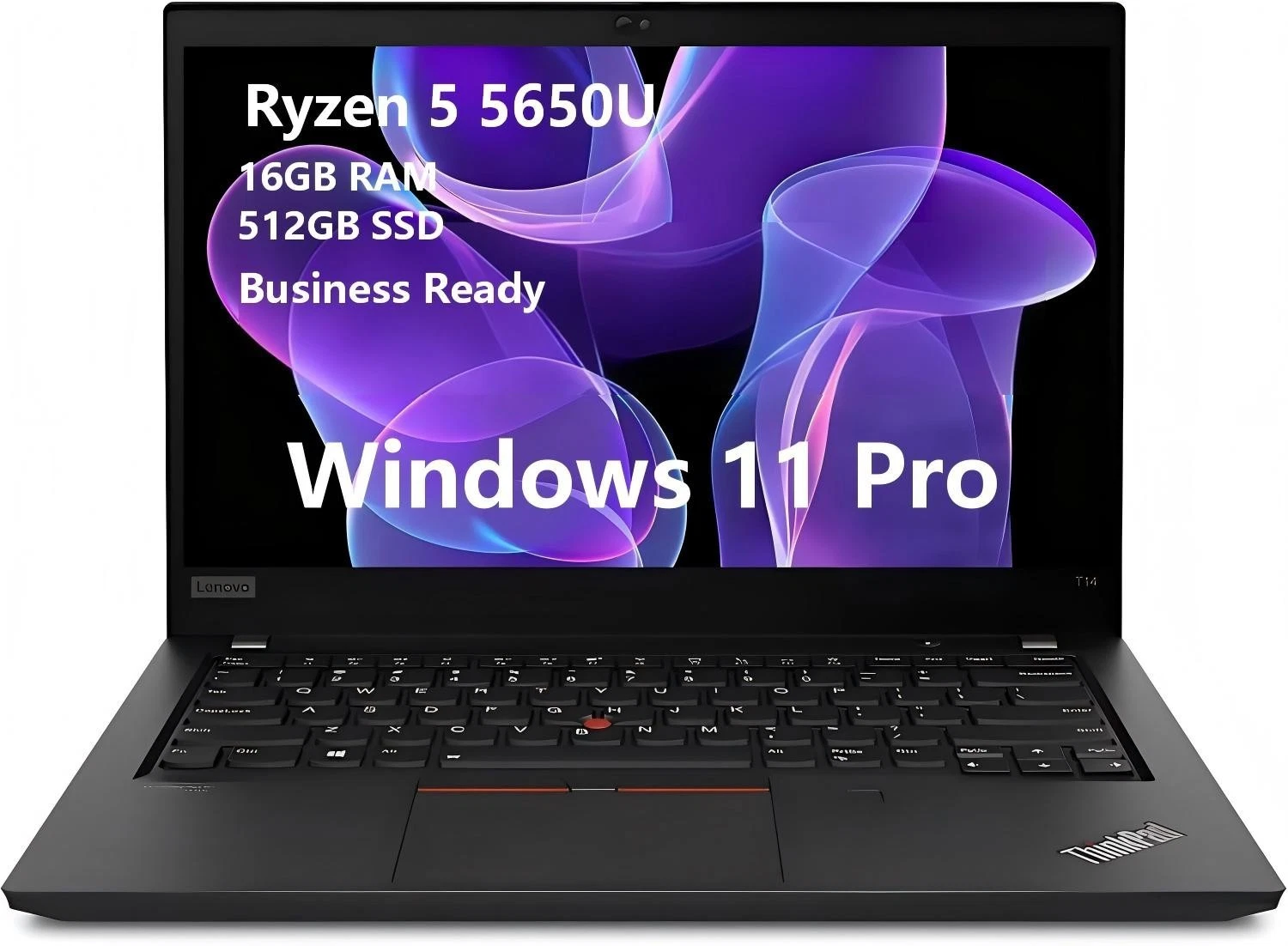 Lenovo ThinkPad T14 Gen 2 14" Ryzen 5 5650U 16GB 512GB SSD FHD FP Win11 Laptop