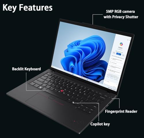 Lenovo ThinkPad T14 Gen 6 Business Laptop  14 FHD   Intel 12 Core Ultra 5 225U  > Ultra 7 155U   32GB DDR5 RAM  1TB SSD   Backlit  Fingerprint Reader  5MP Webcam  Thunderbolt 4  Win 11 Pro  AI PC