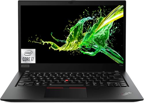 Lenovo ThinkPad T14s Gen 1 14 Inch FHD Laptop Computer  Intel Core i7 10510U  16GB DDR4 RAM  512GB SSD  Thunderbolt 3  Windows 11 Pro  Renewed 