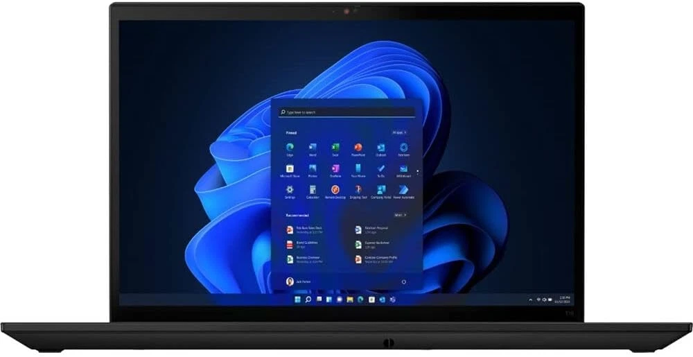 Lenovo ThinkPad T16 Gen 1 16" WUXGA i5 1235U 1 3Ghz 16GB RAM 256GB SSD Black