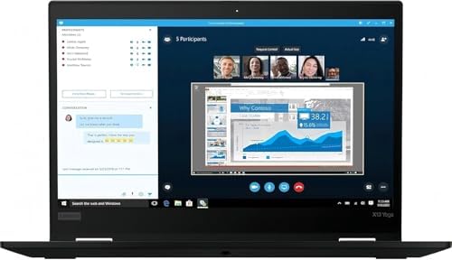 Lenovo ThinkPad X13 Yoga 2 en 1 13.3 pulgadas FHD pantalla táctil, Quad-Core i7-10610U, 16GB DDR4 RAM, 512GB SSD, teclado retroiluminado, HDMI, Windows 11 Pro (renovado)
