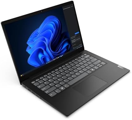 Lenovo V14 G5   Hybrid Work Laptop   14 FHD Display   Intel Core 7 240H   16GB Memory   512GB Storage   Integrated Intel UHD Graphics   Windows 11 Home   Business Black