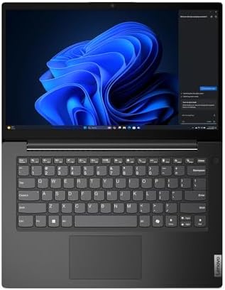 Lenovo V14 G5   Hybrid Work Laptop   14 FHD Display   Intel Core 7 240H   16GB Memory   512GB Storage   Integrated Intel UHD Graphics   Windows 11 Home   Business Black