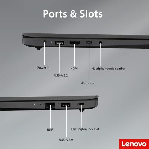 Lenovo V15 Gen 4 Business Laptop  15 6 FHD Display  Intel Core i5 13420H  Beat i7 1355U   HDMI  RJ45  Webcam  Numeric Keypad  Wi Fi  Windows 11 Pro  Black  16GB RAM   512GB SSD 