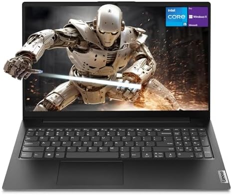 Lenovo V15 Gen 4 Business Laptop  15 6 FHD Display  Intel Core i5 13420H  Beat i7 1355U   HDMI  RJ45  Webcam  Numeric Keypad  Wi Fi  Windows 11 Pro  Black  16GB RAM   512GB SSD 