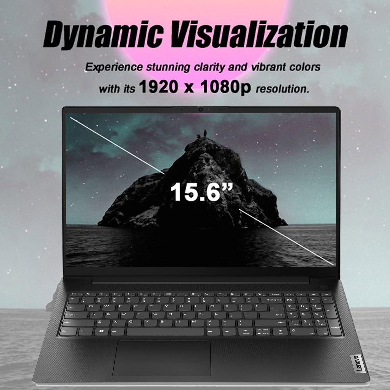 Lenovo V15 Gen 4 Business Laptop  15 6" FHD Display  Intel Core i5 13420H  Beat i7 1355U   40GB RAM  1TB SSD  HDMI  RJ45  Webcam  Numeric Keypad  Wi Fi  Windows 11 Pro  Black