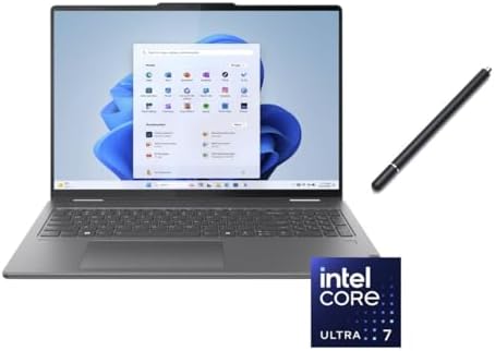 Lenovo Yoga 7 2 in 1 Laptop 16 WUXGA IPS Touch AMD 8 core Ryzen 7 8840HS  >i7 12700H  16GB RAM 512GB SSD for Creator Designer Business Professional Win11 ICP Hub PC