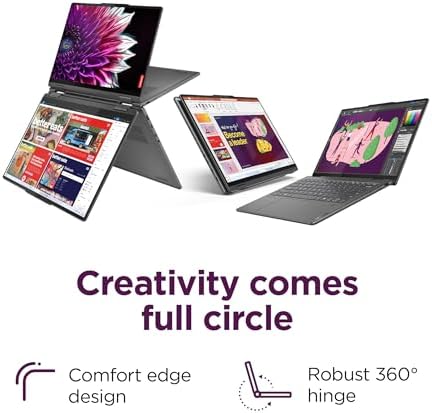 Lenovo Yoga 7 7i 2 in 1 Laptop  16 FHD  Touchscreen  AMD Ryzen 7 8840HS  Beat i7 1355U   16GB RAM  1TB SSD   AI PC  Backlit Keyboard  Fingerprint  FHD IR Webcam  WiFi 6E  Win 11 Home  Arctic Gray