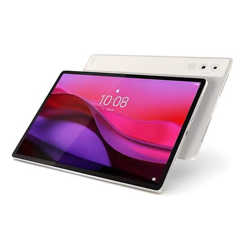 Lenovo   Yoga Tab Plus   12 7 3K  2944 x 1840  Tablet   256GB with Keyboard Stand   Pen   Seashell 16GB LPDDR5X AI Computing Power ZAEG0096US
