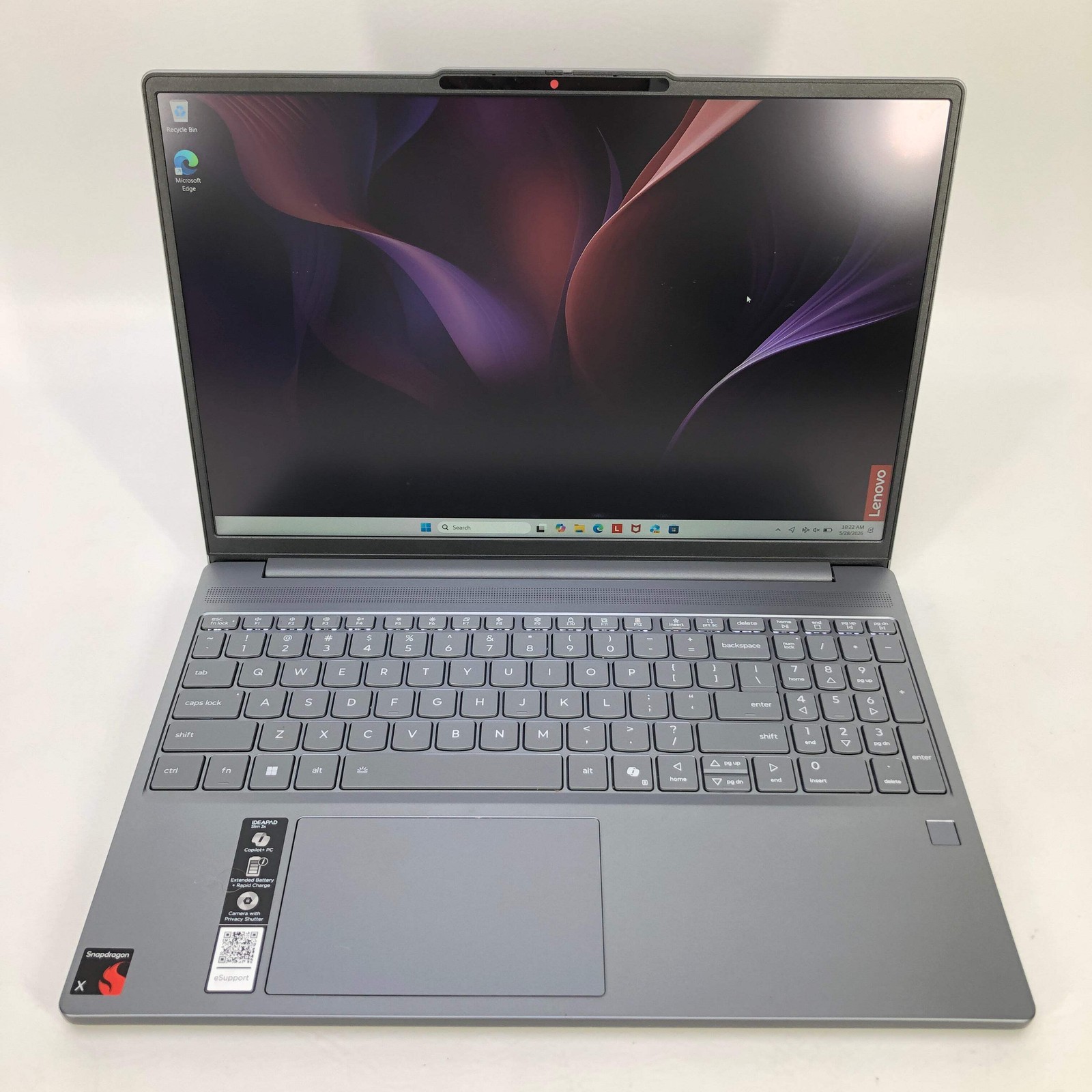 Lenovo ideaPad Slim 3 15Q8X10 15 3" Snapdragon X X126100 2 9GHz 16GB RAM 256GB