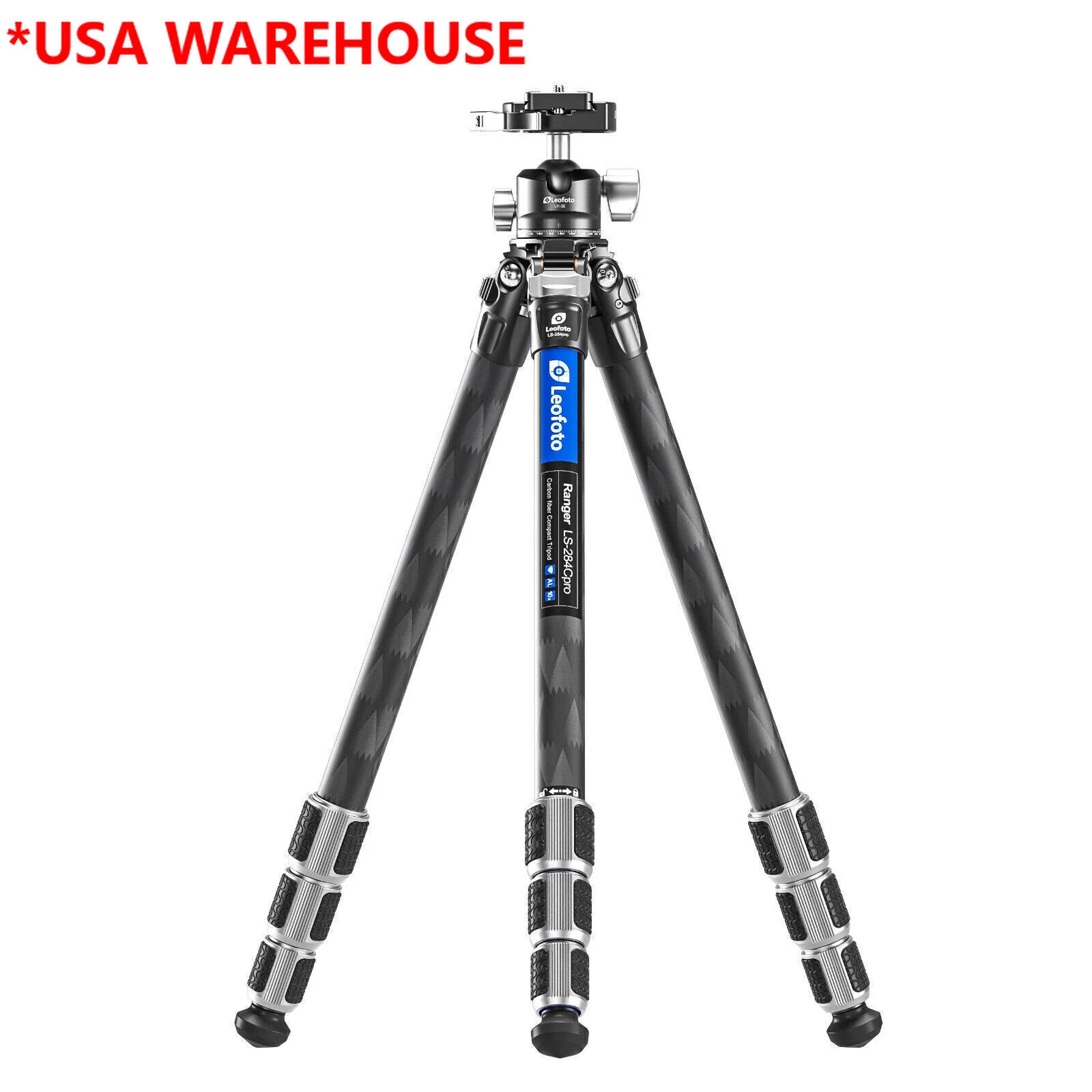 Leofoto LS 284C PRO Tripod LH 30LR Lever  Head  Water Resistant and Improved