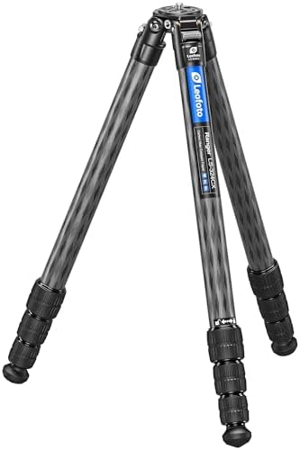 Leofoto LS 324CX LH 40LR Travel Tripod  Ranger Series  Carbon Fiber  4 Leg Sections  Lightweight  Ball Head Set