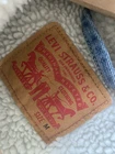 Chaqueta de camionero Sherpa Levi's para hombre, azul claro, talla mediana (mitad de precio) BNWT