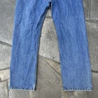 Levis 505 Mens Jeans 38x30 Blue Straight Leg Denim Medium Wash Regular Fit