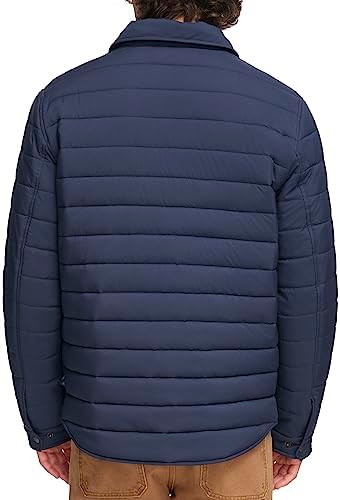 Levis Mens Quilted Stretch Bomber Shirt Jacket