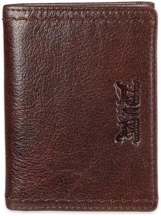 Levis Mens RFID Trifold Wallet Sleek and Slim Includes ID Window and Credit Card Holder