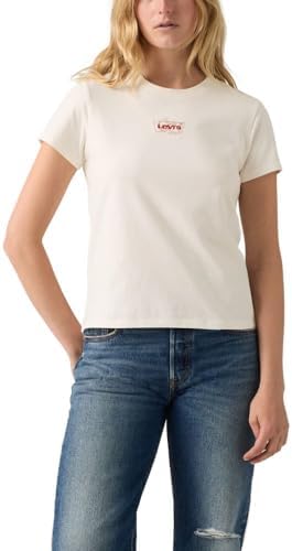 Levis Womens Perfect Crewneck Tee Shirt  Also Available in Plus 