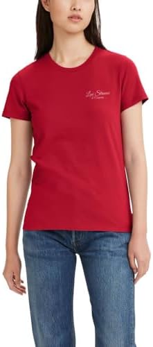 Levis Womens Perfect Crewneck Tee Shirt  Also Available in Plus 