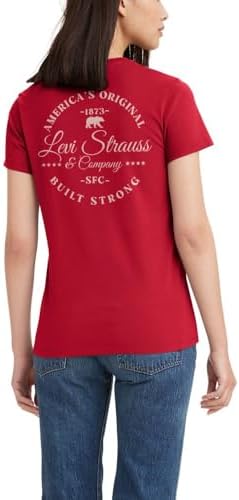 Levis Womens Perfect Crewneck Tee Shirt  Also Available in Plus 