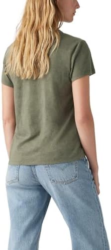 Levis Womens Perfect Crewneck Tee Shirt  Also Available in Plus 