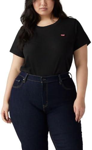 Levis Womens Perfect Crewneck Tee Shirt  Also Available in Plus 