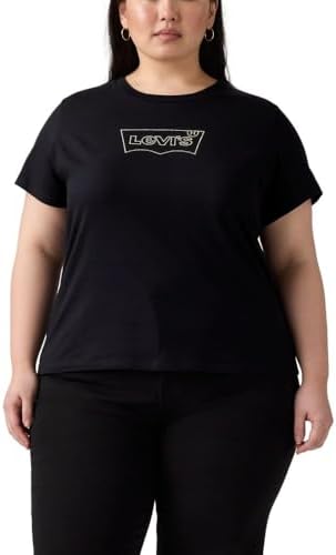 Levis Womens Perfect Crewneck Tee Shirt  Also Available in Plus 