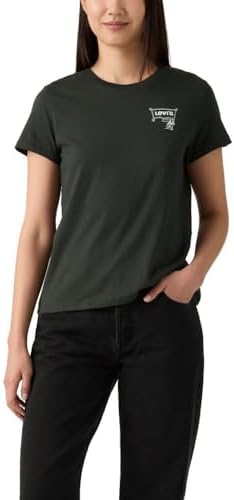 Levis Womens Perfect Crewneck Tee Shirt  Also Available in Plus 