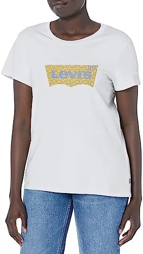 Levis Womens Perfect Crewneck Tee Shirt  Also Available in Plus 