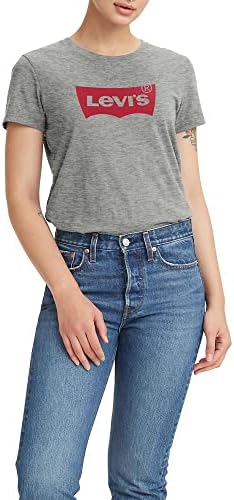 Levis Womens Perfect Crewneck Tee Shirt  Also Available in Plus 