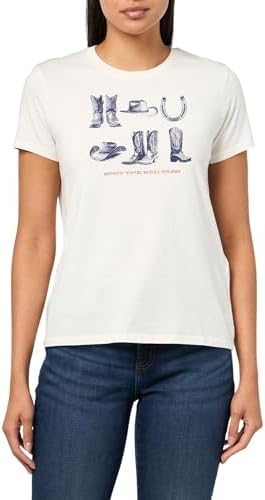 Levis Womens Perfect Crewneck Tee Shirt  Also Available in Plus 