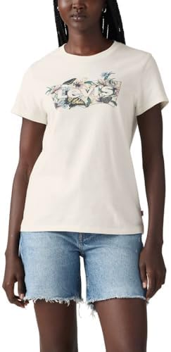 Levis Womens Perfect Crewneck Tee Shirt  Also Available in Plus 