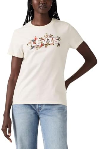 Levis Womens Perfect Crewneck Tee Shirt  Also Available in Plus 