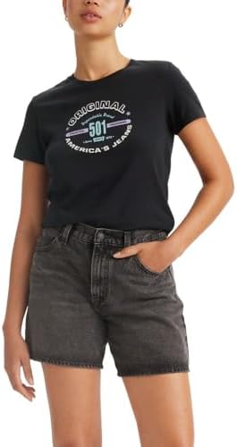 Levis Womens Perfect Crewneck Tee Shirt  Also Available in Plus 