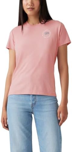 Levis Womens Perfect Crewneck Tee Shirt  Also Available in Plus 