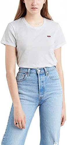 Levis Womens Perfect Crewneck Tee Shirt  Also Available in Plus 