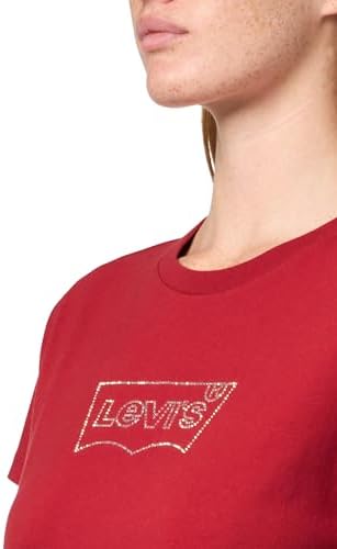 Levis Womens Perfect Crewneck Tee Shirt  Also Available in Plus 