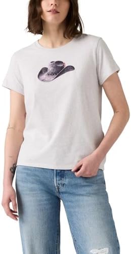 Levis Womens Perfect Crewneck Tee Shirt  Also Available in Plus 