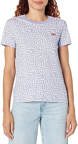 Levis Womens Perfect Crewneck Tee Shirt  Also Available in Plus 