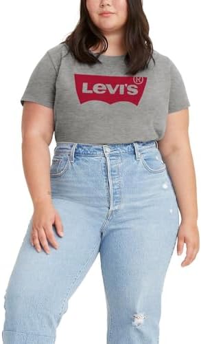 Levis Womens Perfect Crewneck Tee Shirt  Also Available in Plus 