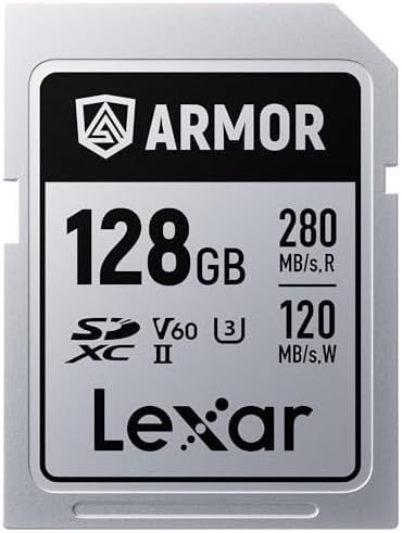Lexar 256GB  2 Pack  Professional 1667x SD Card  UHS II  C10  U3  V60  Full HD  4K  Up To 250MB/s Read SDXC Memory Card  for Professional Photographer  Videographer  Enthusiast  LSD1667256G B2NNU 