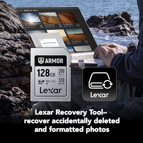 Lexar 256GB  2 Pack  Professional 1667x SD Card  UHS II  C10  U3  V60  Full HD  4K  Up To 250MB/s Read SDXC Memory Card  for Professional Photographer  Videographer  Enthusiast  LSD1667256G B2NNU 